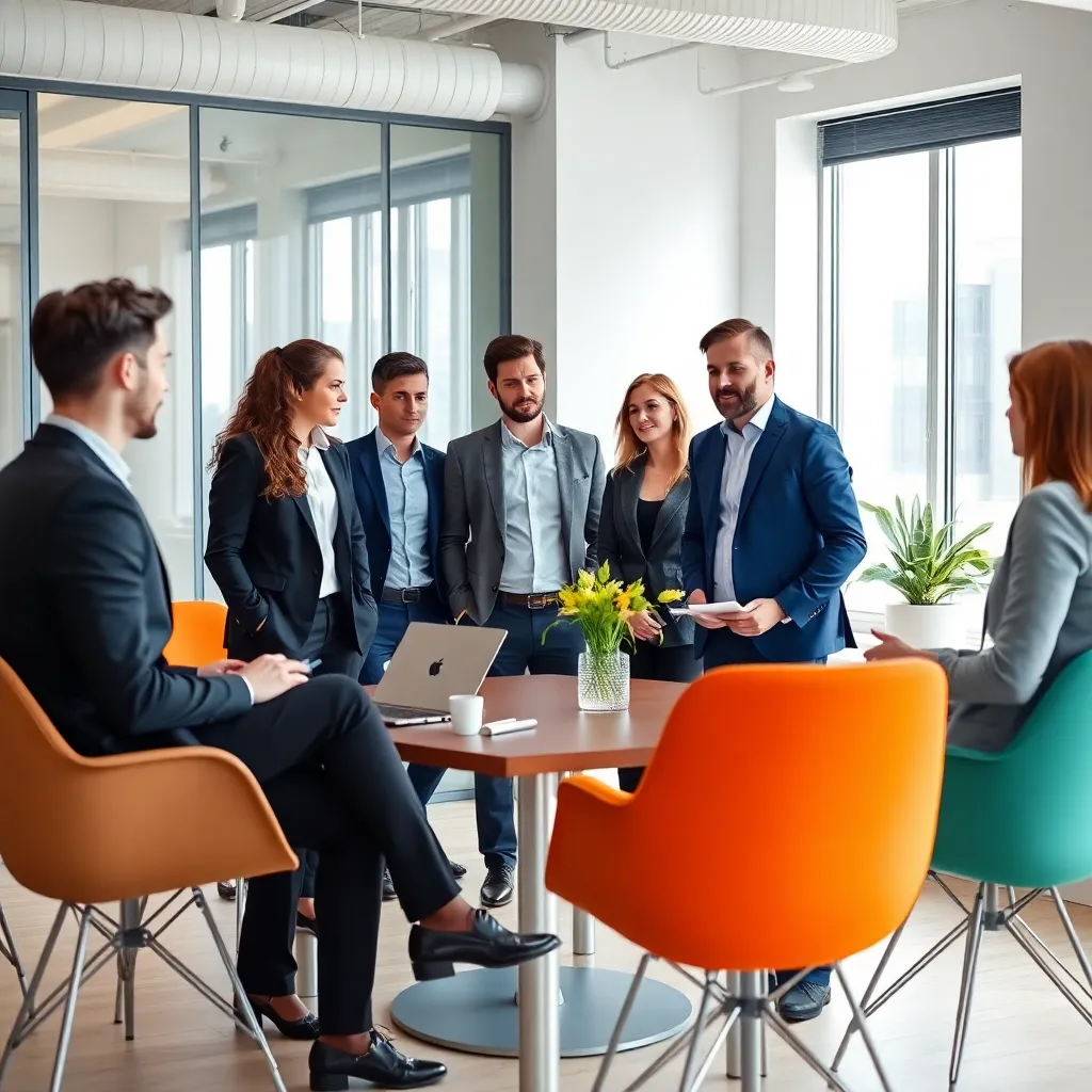 Erfolgreiche Teams bei einem Workshop in Deutschland